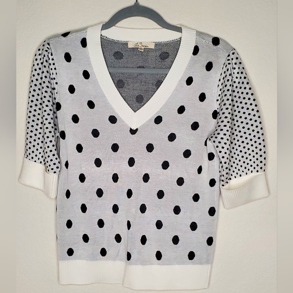 Les Serein Polka-dot Knit.  NWOT - Picture 6 of 10